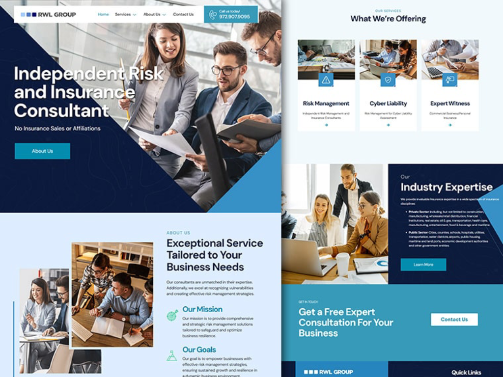 Responsive web design project by DesignSynq — modern, user-friendly, and optimized for all devices.